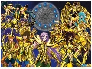 Saint Seiya - Poster des Chevaliers d'or - Grand Format  - Goodies